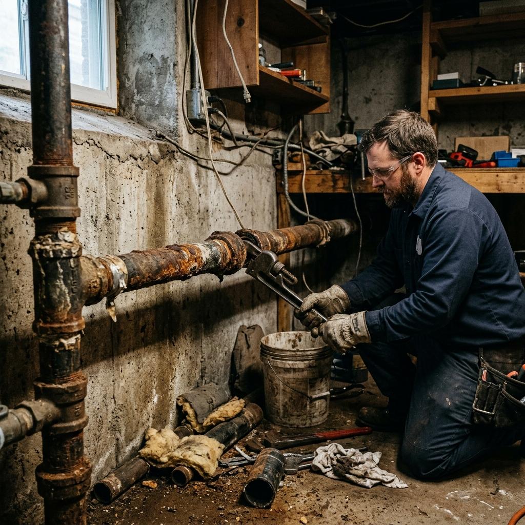 Burst pipe, no water, or an active leak? Every minute counts. Call and we'll get to you, fast.