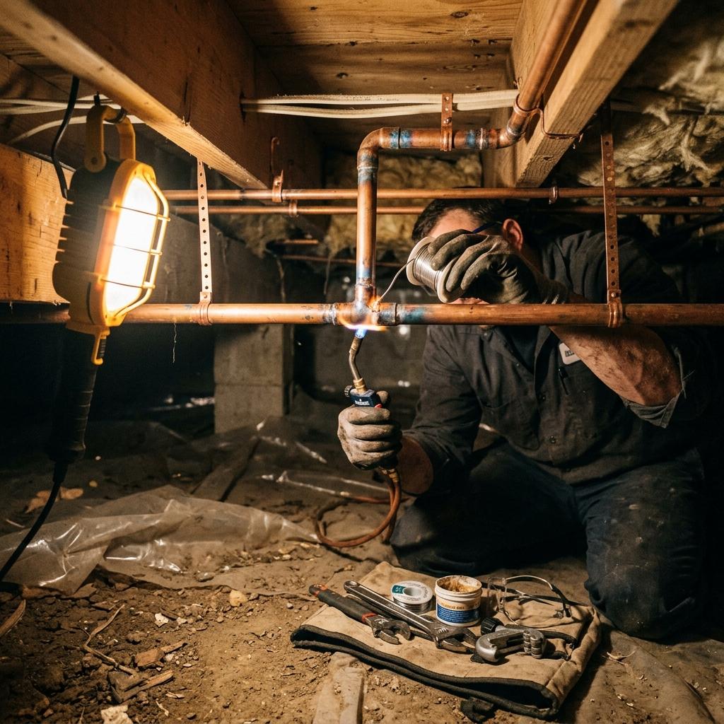 Emergency plumbing in Corona, CA